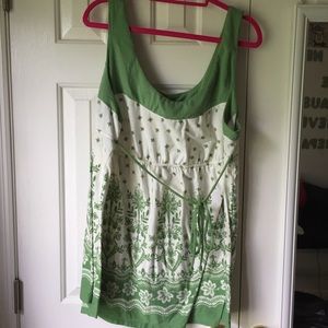 Plus Size Green Tank Top